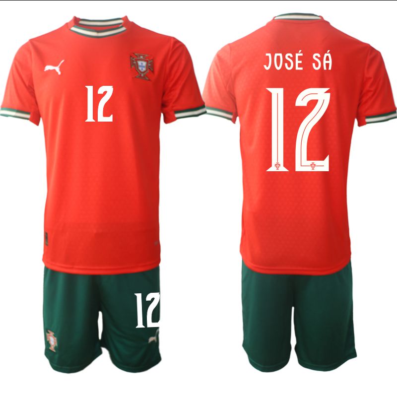 Men 2025-2026 Season Portugal home red #12 Soccer Jersey